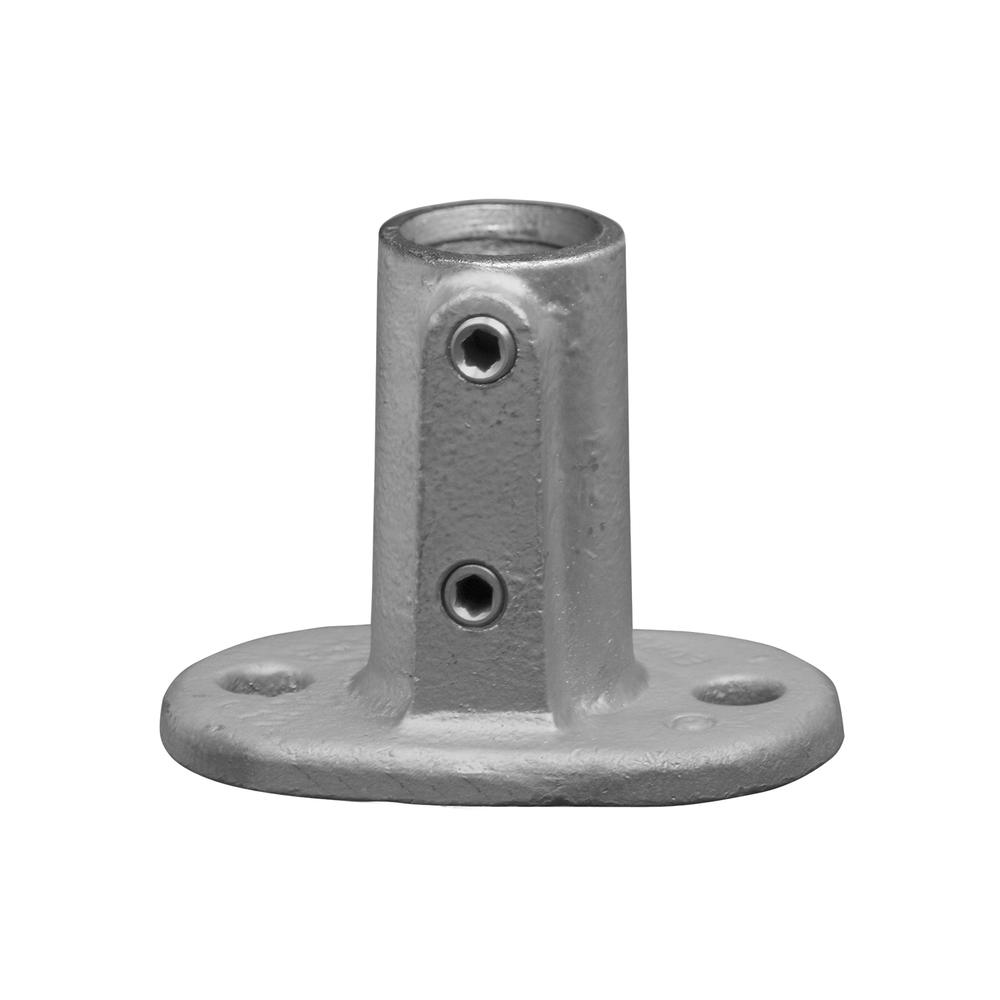Buiskoppeling Ovale voetplaat-B / 26,9 mm